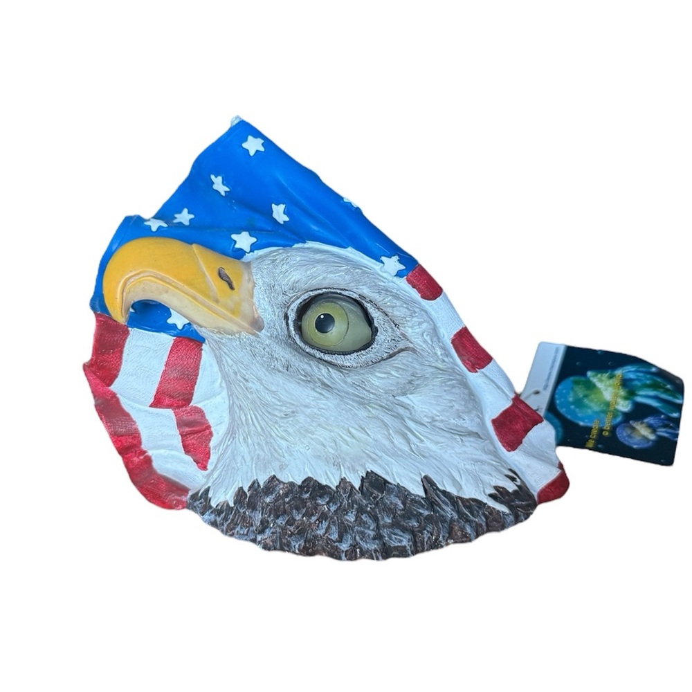 Patriotic Eagle Aquarium Ornament